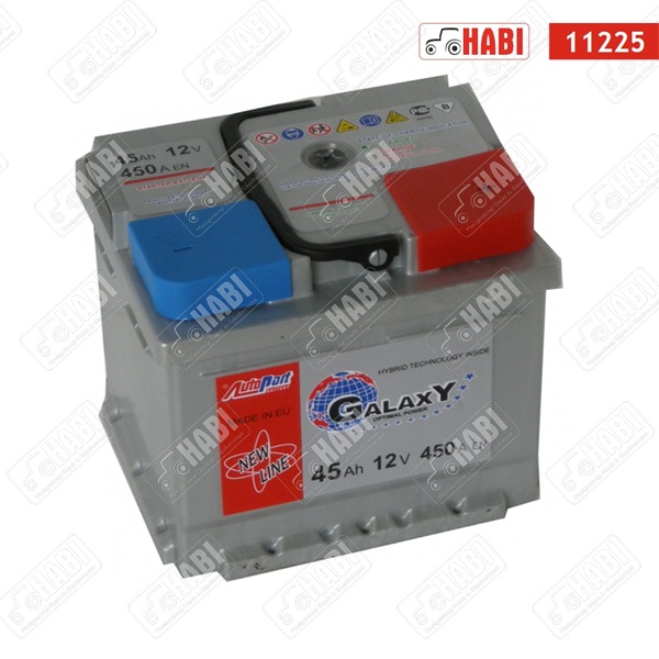 Akkumulátor 12V 45Ah 450A jobb+ AutoPart Galaxy Silver