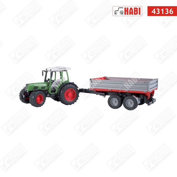 BRUDER Fendt 209s traktor+pótkocsi