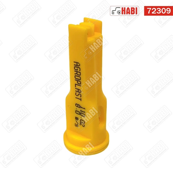 Permetező légbeszívásos fúvóka műanyag - sárga (110°) /AGROPLAST/