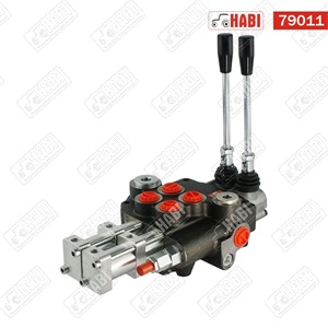 Hidraulika elosztó 2 karos 3/4 80 liter/perc PNEUMATIKUS vezérlésű