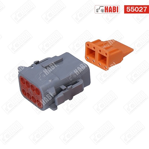 8 pólusú Deutsch mini csatlakozó dugó