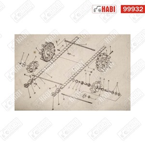 ANNA burgonyaszedő lánckerék Z=14