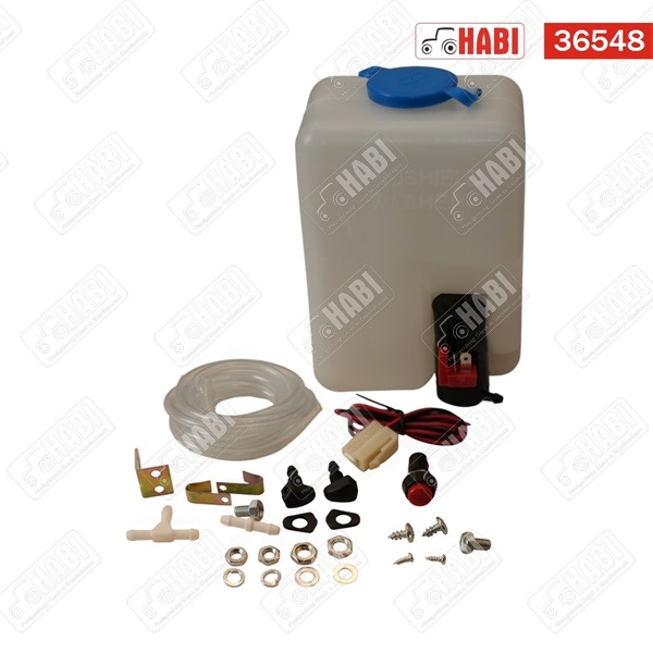 Ablakmosó tartály szerelékkel