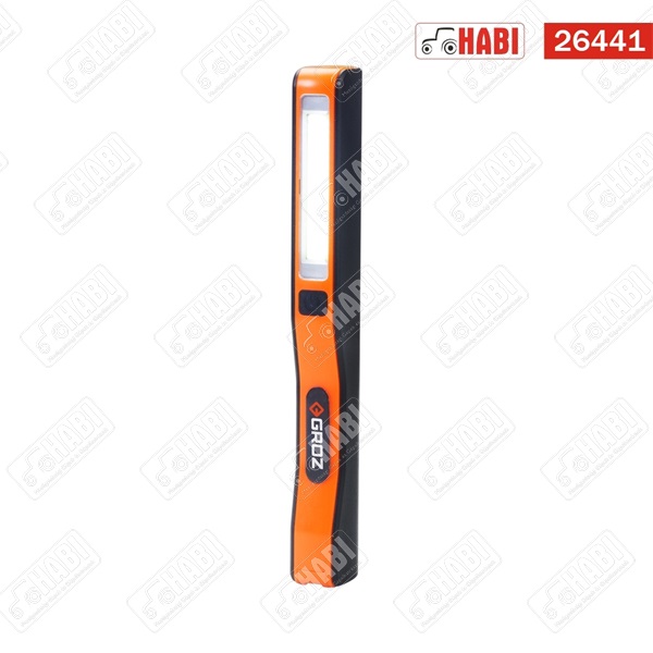 Akkumlátoros kézi LED zseblámpa 3W, 180 Lumen, 3,7V 800 mAH