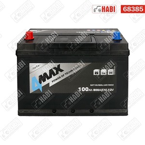 Akkumulátor 12V 100Ah 800A bal+ 4MAX