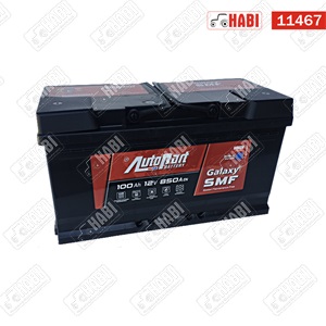 Akkumulátor 12V 100Ah 850A jobb+ AutoPart Galaxy SMF (New Holland CSX és TX66 kompatibilis)