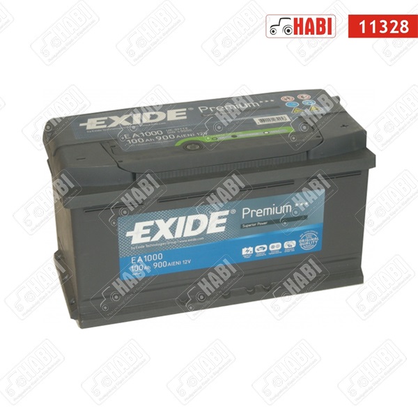 Akkumulátor 12V 100Ah 900A jobb+ EXIDE Premium