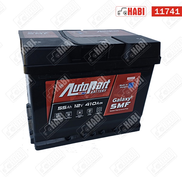 Akkumulátor 12V 55AH 410A AUTOPART GALAXY SMF