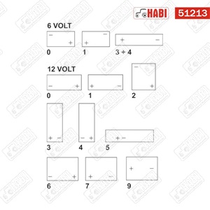 Akkumulátor 12V 56Ah 480A jobb+