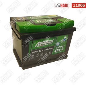 Akkumulátor 12V 60Ah 560 jobb+ AutoPart GALAXY EFB Start-Stop