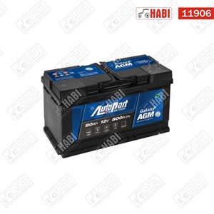 Akkumulátor 12V 60Ah 680 AutoPart GALAXY Start-Stop AGM