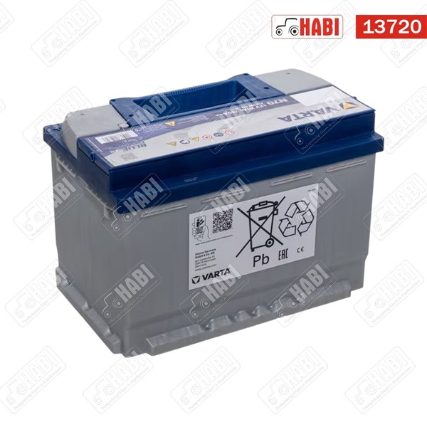 Akkumulátor 12V 70Ah 760 jobb+ EFB Start-Stop Varta