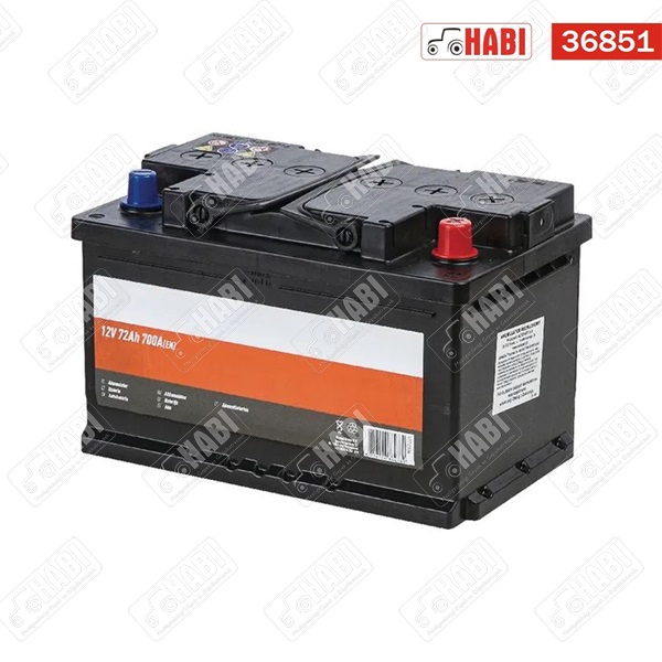 Akkumulátor 12V 72Ah 700A jobb+