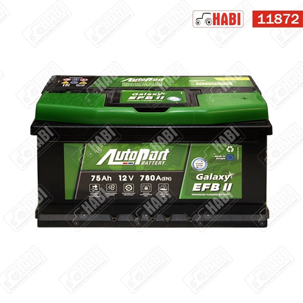 Akkumulátor 12V 75Ah 780A AutoPart GALAXY EFB