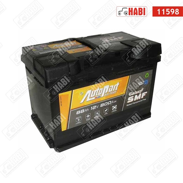 Akkumulátor 12V 88Ah 800A jobb+ AutoPart Galaxy SMF