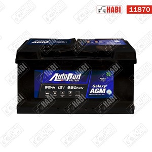 Akkumulátor 12V 95 Ah Galaxy AGM CCA 850 A