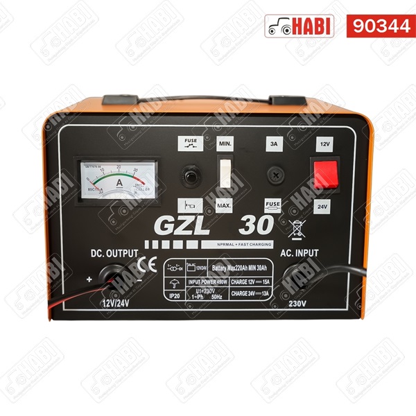 Akkumulátor töltő 30-200 Ah 24/16 A 12/24 V