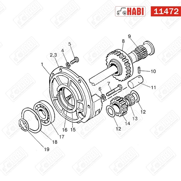 MTZ Alátét irányváltóhoz ORIGINAL /P70-1721021/