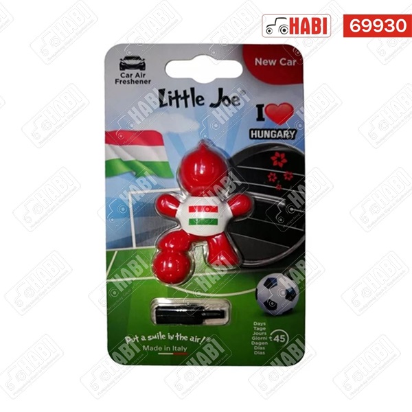 Autó illatosító Little Joe 2024 Foci EB kabalafigura - magyar, New Car