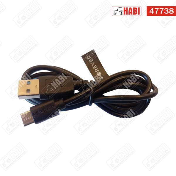 Autós töltő USB-A porttal + USB-C kábel, 2 A, fekete