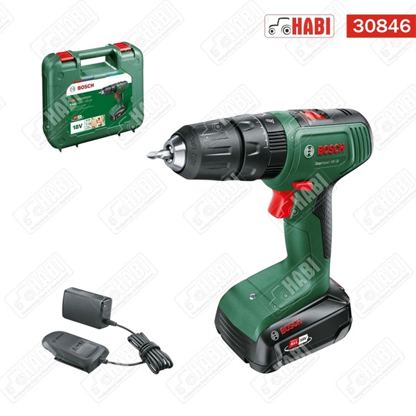 BOSCH EasyImpact 18V-38 (1x2,0Ah) + AL 18V-20 akkus ütvefúró kofferben