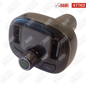 Baseus Bluetooth FM Transmitter autós töltővel, LED kijelző, mikrofon, 18 W, fekete