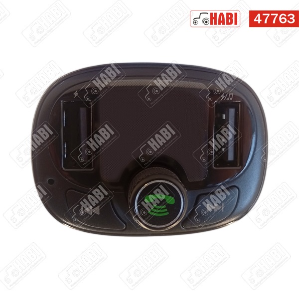 Baseus Bluetooth FM Transmitter autós töltővel, LED kijelző, mikrofon, 18 W, fekete