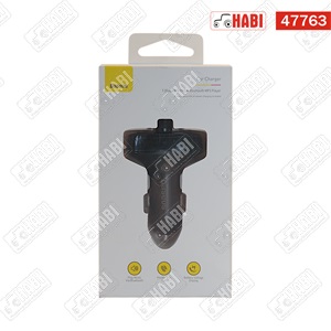 Baseus Bluetooth FM Transmitter autós töltővel, LED kijelző, mikrofon, 18 W, fekete