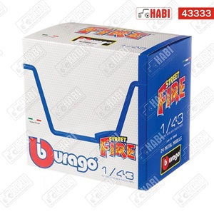 Bburago Street fire 24 db-os autókészlet