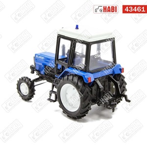 Belarus Traktor modell kék villogóval FÉM KÉK