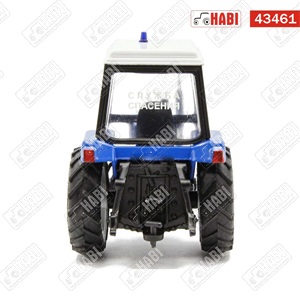Belarus Traktor modell kék villogóval FÉM KÉK