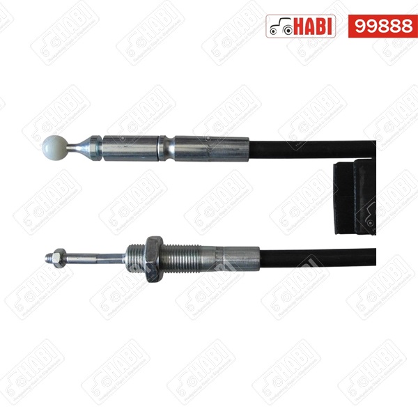 Bowden homlokrakodóhoz L=2200 mm (joystick bowden gömbfejjel) Traclift