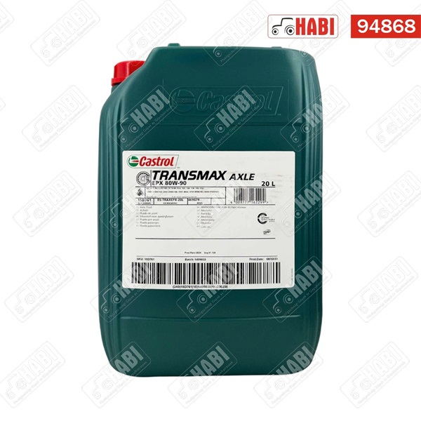 CASTROL Transmax Axle EPX 80W-90 20 L