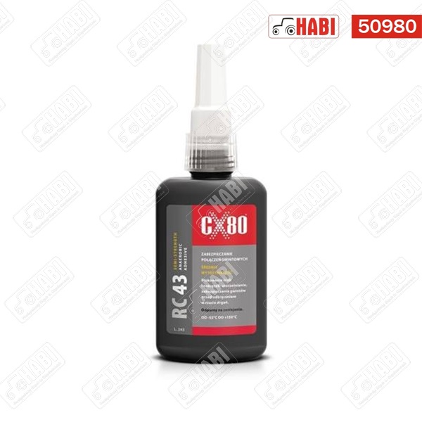 CX-80 Oldható csavarrögzítő RC-43 50ml