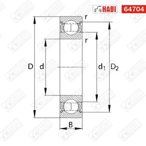 Csapágy 6202 C3 SKF