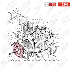 MTZ Csapágyház 034 ORIGINAL /1025,1221../