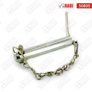 Csapszeg ferde fogantyúval 25x130 mm, láncos biztosító elemmel