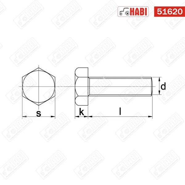 Csavar 3/8"x22 16 UNC 8.8 hg.