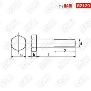 Csavar 7/16x1 3/4 UNF RM 8.8 hg.