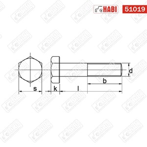 Csavar M8x100 RM 8.8 galvanizált