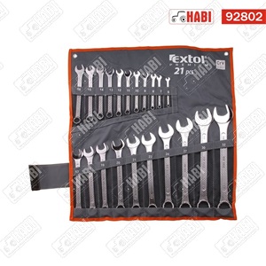Csillag-villás kulcs készlet 6-32-ig 21 db-os /EXTOL PREMIUM/