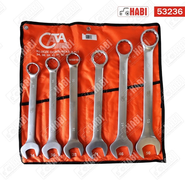 Csillag villáskulcs 6 db-os 34-50 mm /CATA/