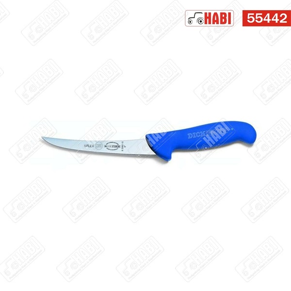 DICK ErgoGrip csontozókés, fél flexibilis pengével  (13 cm) ívelt, normál