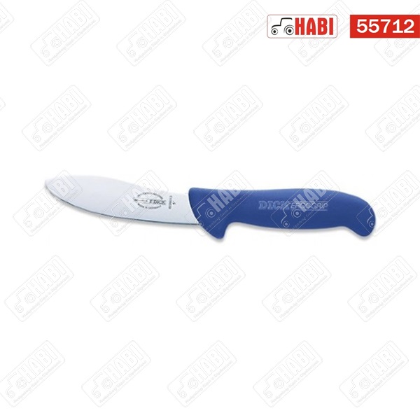 DICK ErgoGrip nyúzókés (13 cm) merev, ívelt, piros