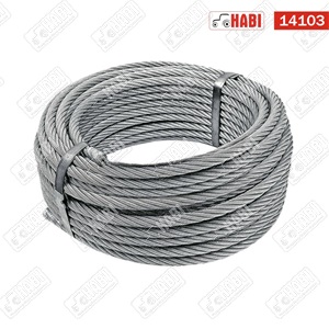 Drótkötél D=16 mm horganyzott 5 m / tekercs