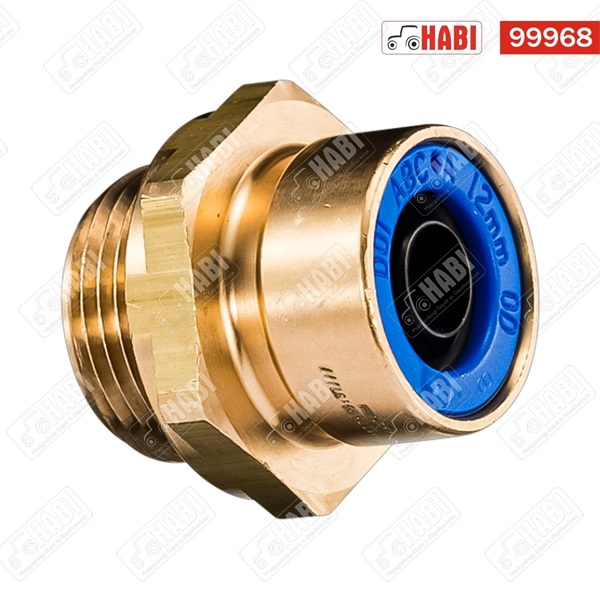 Dugaszolható csavar, összekötő, egyenes M22x1,5 mm L=19 mm Wabco