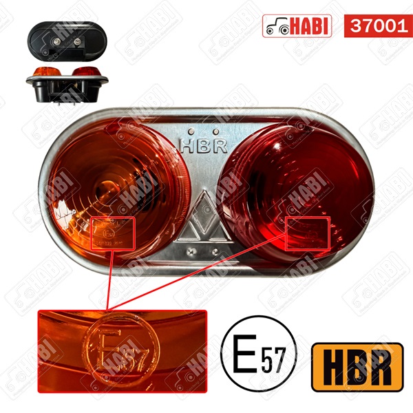 Egyesített hátsólámpa párban