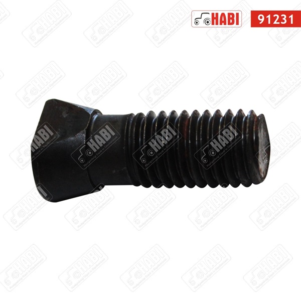 Ekevascsavar M12x35 ovális alacsonyfejű