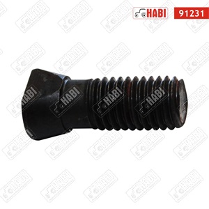 Ekevascsavar M12x35 ovális alacsonyfejű