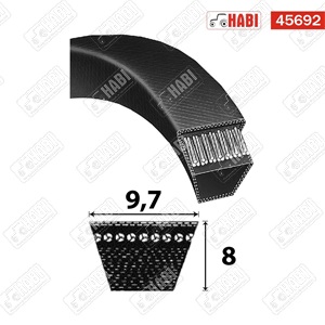 Ékszíj SPZ 1012 Lw / 9,5x1025 La Optibelt